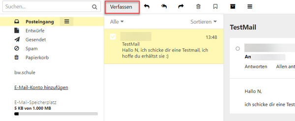 E-Mail verfassen