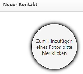 Kontaktfoto hinzufügen