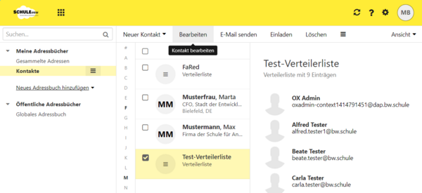 Verteilerliste-bearbeiten